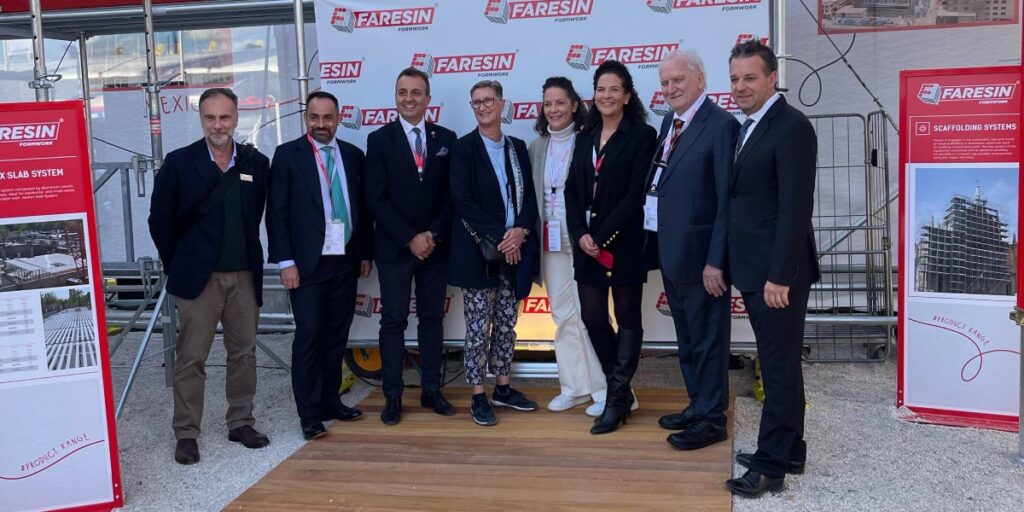 SACE in vizita la standul Faresin Formwork la BAUMA 2022