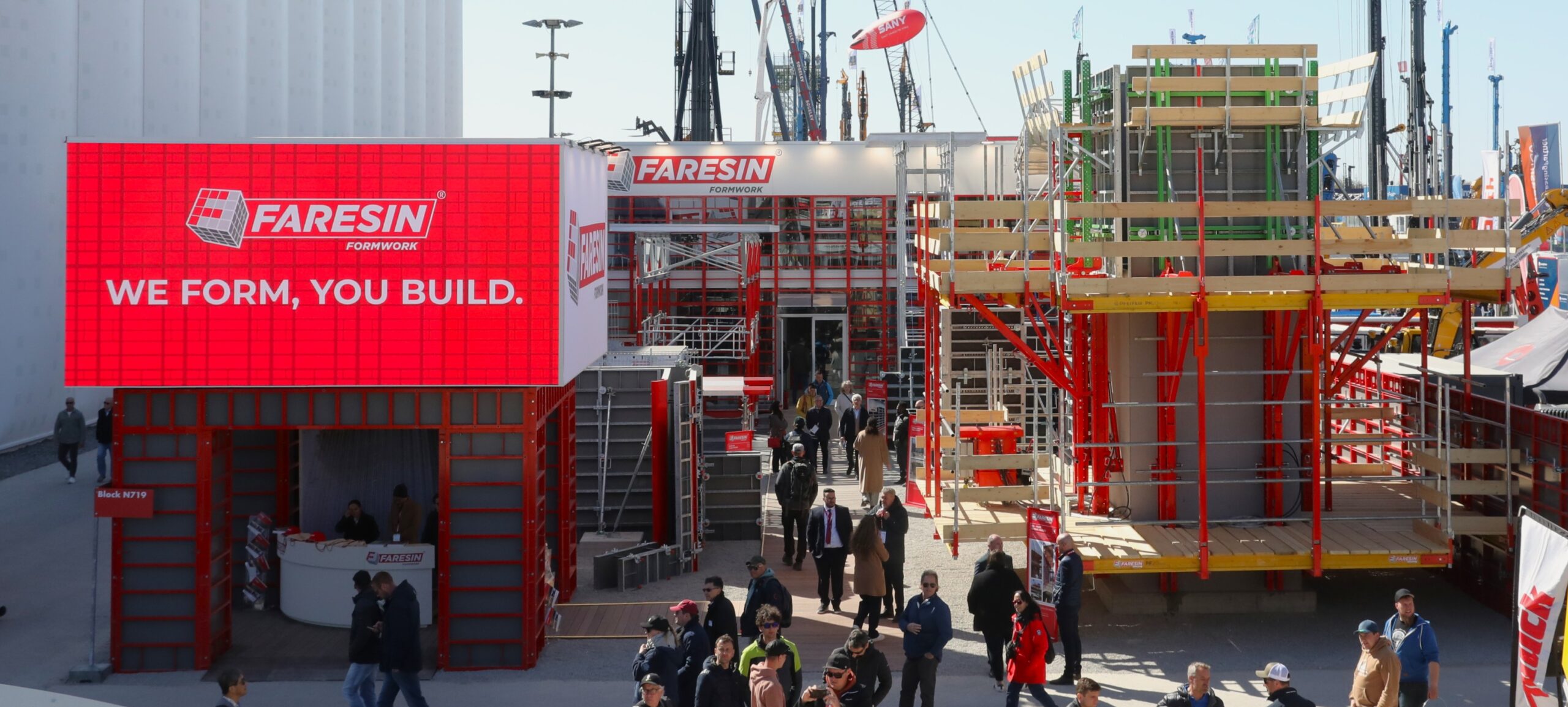 Faresin Formwork prezinta la Bauma 2025 ultimele inovatii pentru constructii